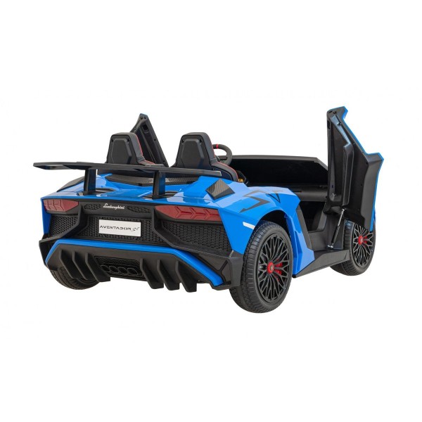 Автомобіль на акумуляторі двомісний Lamborghini Aventador SV, блакитний