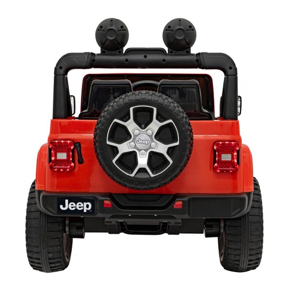 Джип на акумуляторі 4x4 Jeep Wrangler Rubicon, оранжевий