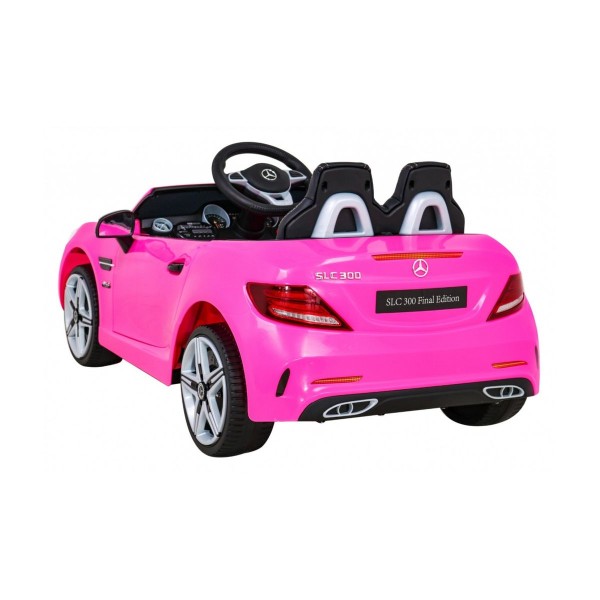 Автомобіль на акумуляторі Mercedes Benz SLC300, рожевий