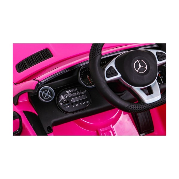 Автомобіль на акумуляторі Mercedes Benz SLC300, рожевий