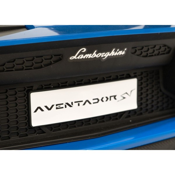 Автомобіль на акумуляторі двомісний Lamborghini Aventador SV, блакитний