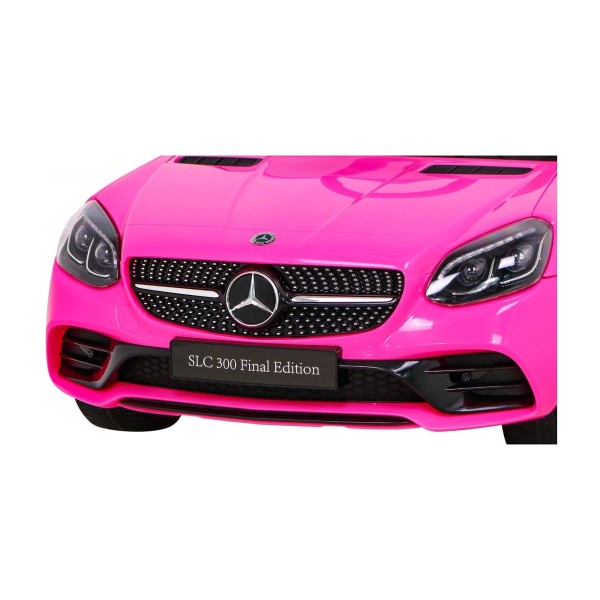 Автомобіль на акумуляторі Mercedes Benz SLC300, рожевий