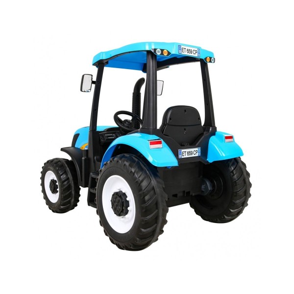 Трактор на акумуляторі New Holland T7, блакитний