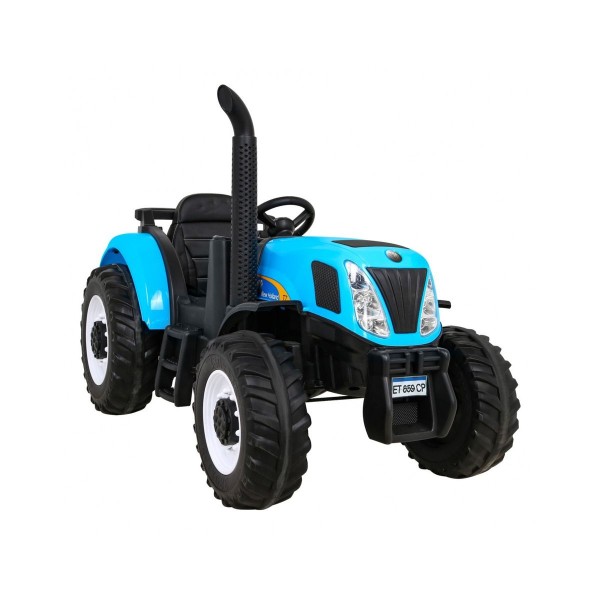 Трактор на акумуляторі New Holland T7, блакитний
