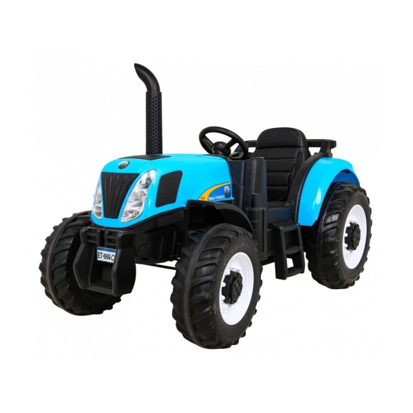 Трактор на акумуляторі New Holland T7, блакитний