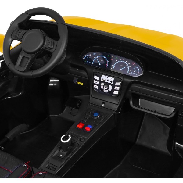 Автомобіль на акумулятор двомісний Ramiz Perfecta Auto, жовтий