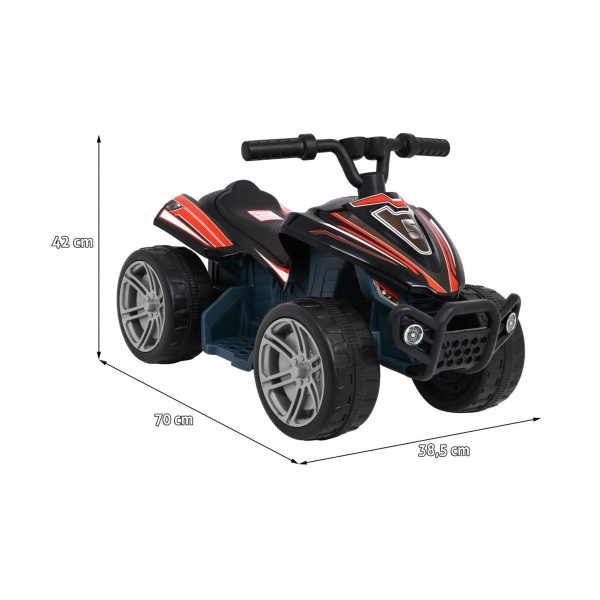 Квадроцикл на акумулятор Ramiz Quad Little Monster, чорний