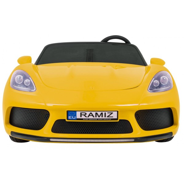 Автомобіль на акумулятор двомісний Ramiz Perfecta Auto, жовтий