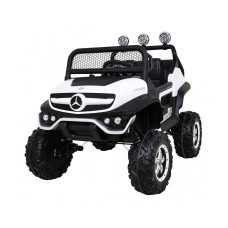 Джип на акумуляторі 4x4 Mercedes Benz Unimog, білий
