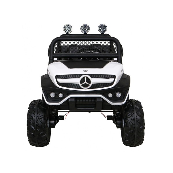 Джип на акумуляторі 4x4 Mercedes Benz Unimog, білий