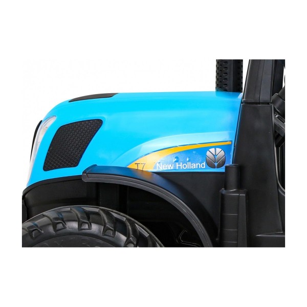 Трактор на акумуляторі New Holland T7, блакитний
