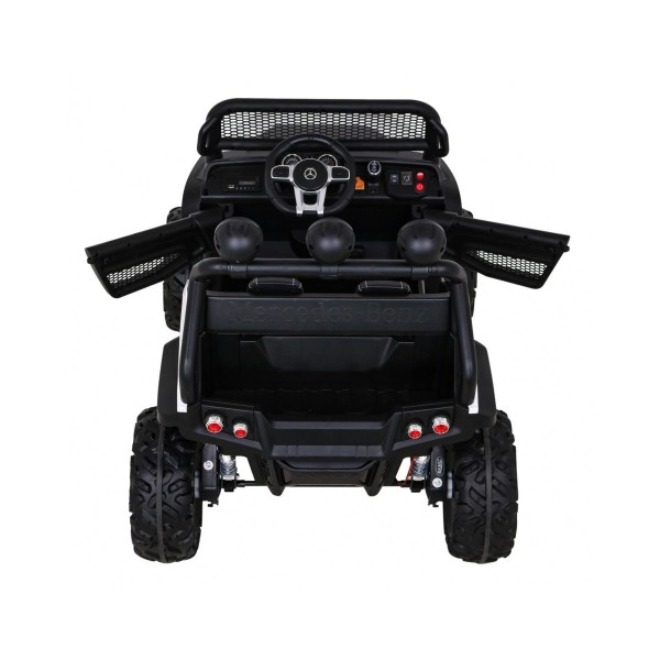 Джип на акумуляторі 4x4 Mercedes Benz Unimog, білий