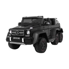 Джип на акумуляторі 6x6 шестиколісний Mercedes G63, чорний