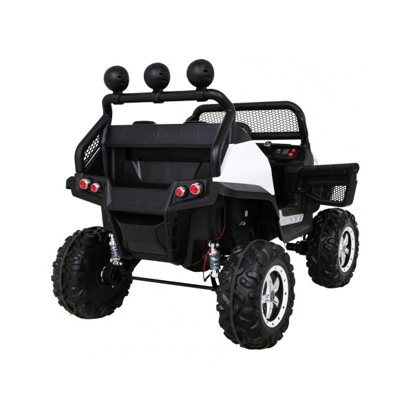 Джип на акумуляторі 4x4 Mercedes Benz Unimog, білий