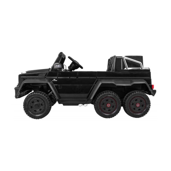 Джип на акумуляторі 6x6 шестиколісний Mercedes G63, чорний
