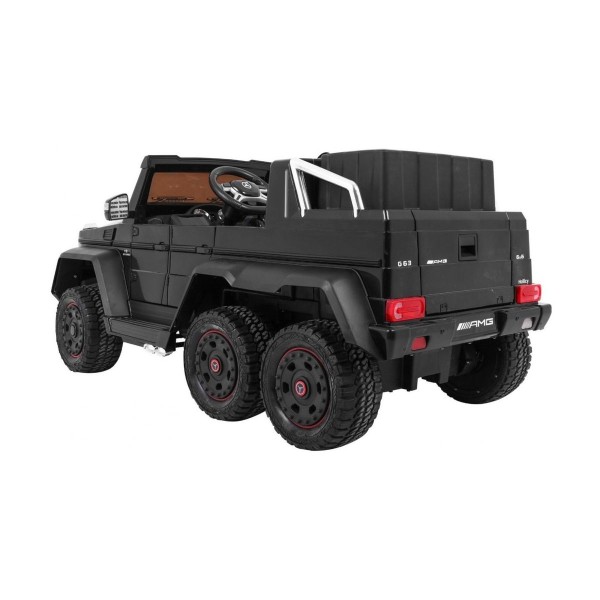 Джип на акумуляторі 6x6 шестиколісний Mercedes G63, чорний