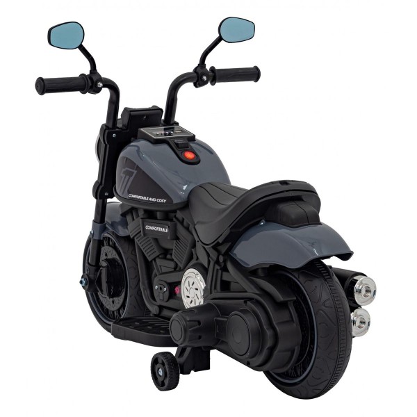 Мотоцикл на акумуляторі Chopper FASTER, сірий