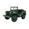 Джип на акумулятор військовий 4x4 3-місний Ramiz Retro Strong, синій
