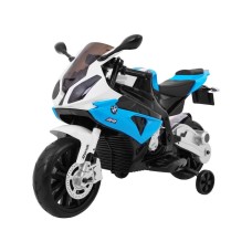 Мотоцикл на акумуляторі триколісний BMW S1000 RR, блакитний