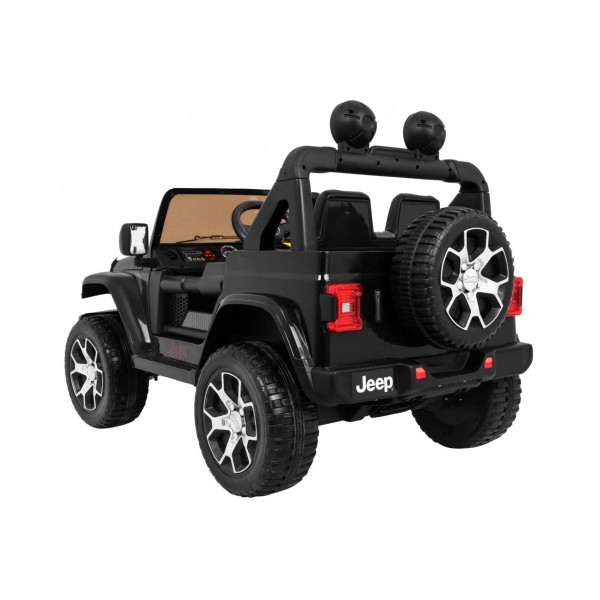 Джип на акумуляторі 4x4 Jeep Wrangler Rubicon, чорний