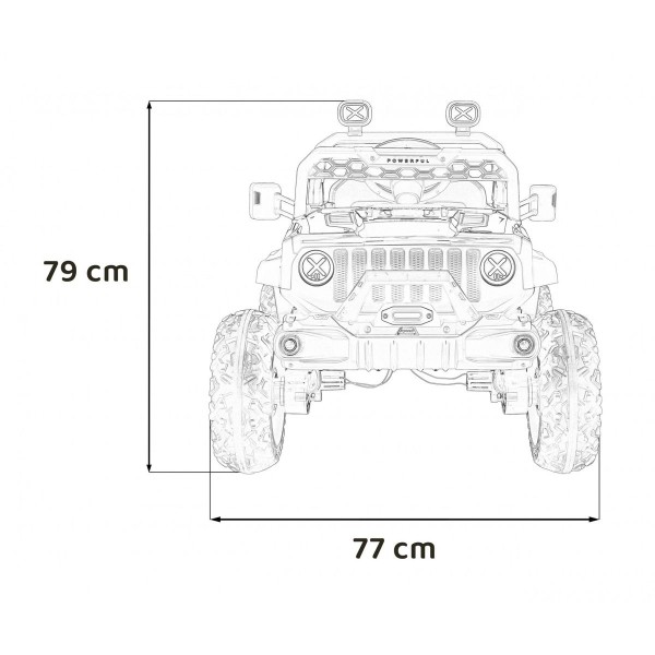 Джип на акумулятор 4x4 Ramiz Off-Road Speed, синій