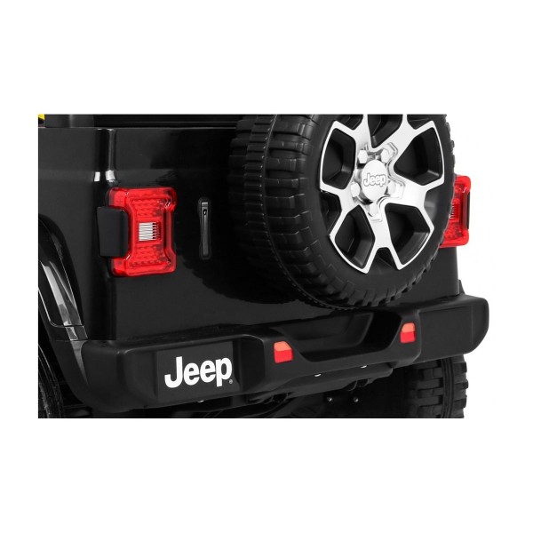 Джип на акумуляторі 4x4 Jeep Wrangler Rubicon, чорний