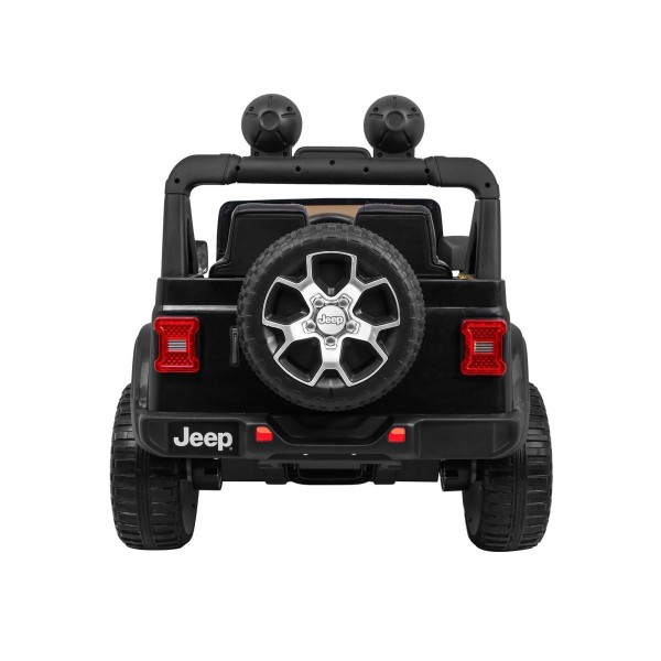 Джип на акумуляторі 4x4 Jeep Wrangler Rubicon, чорний