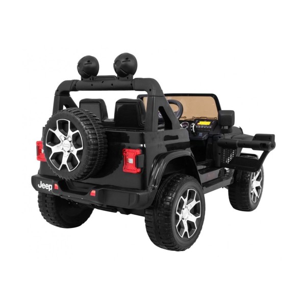 Джип на акумуляторі 4x4 Jeep Wrangler Rubicon, чорний