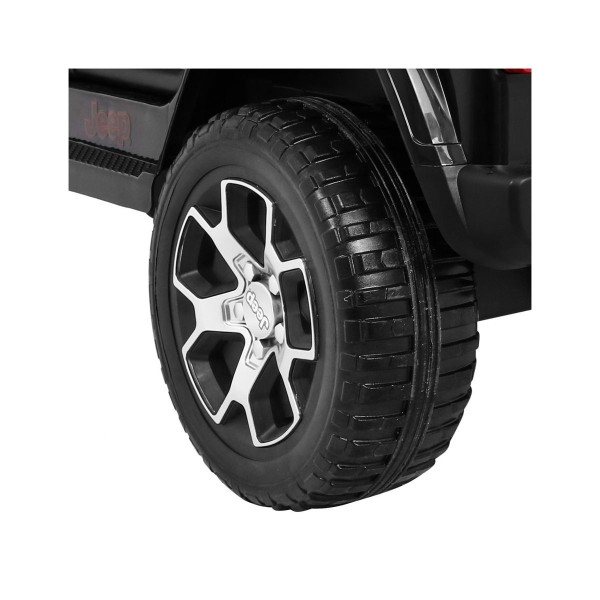 Джип на акумуляторі 4x4 Jeep Wrangler Rubicon, чорний