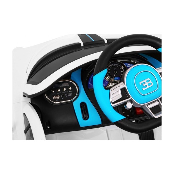 Автомобіль на акумуляторі Bugatti Divo, білий