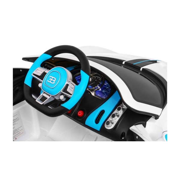 Автомобіль на акумуляторі Bugatti Divo, білий