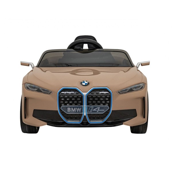 Автомобіль на акумуляторі BMW i4, золотий