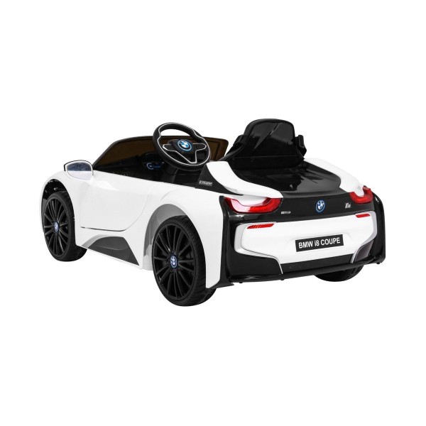 Автомобіль на акумуляторі BMW I8 Lift, білий