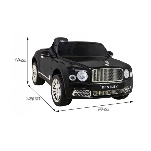 Автомобіль на акумулятор Bentley Mulsanne, чорни