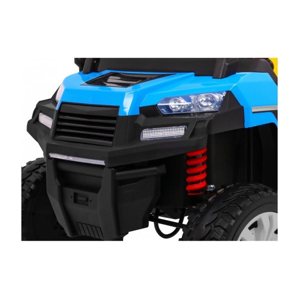 Джип на акумулятор 4x6 шестиколісний двомісний Ramiz Farmer Truck, блакитний