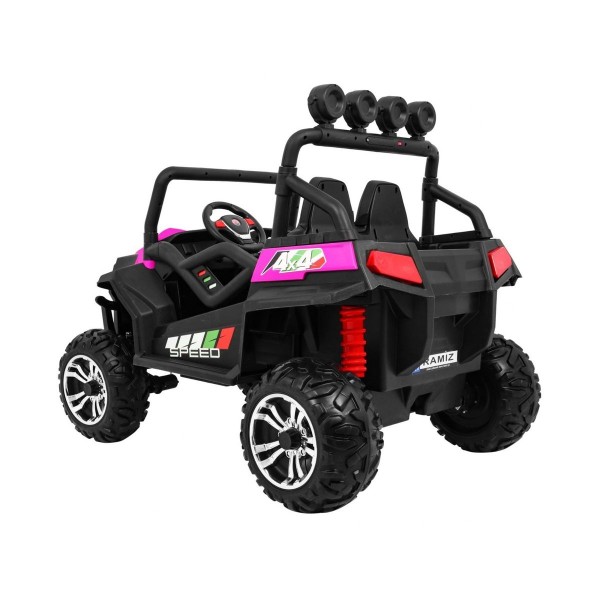 Двомісний баггі 4x4 на акумулятор Ramiz Grand Buggy Lift, рожевий