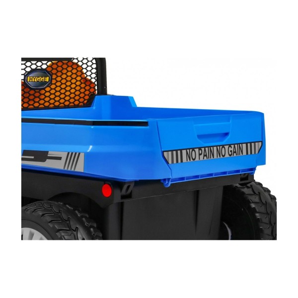 Джип на акумулятор 4x6 шестиколісний двомісний Ramiz Farmer Truck, блакитний