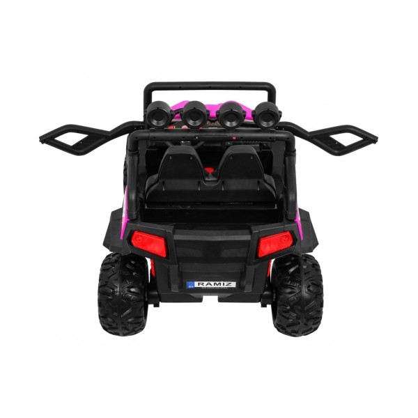 Двомісний баггі 4x4 на акумулятор Ramiz Grand Buggy Lift, рожевий