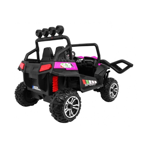 Двомісний баггі 4x4 на акумулятор Ramiz Grand Buggy Lift, рожевий