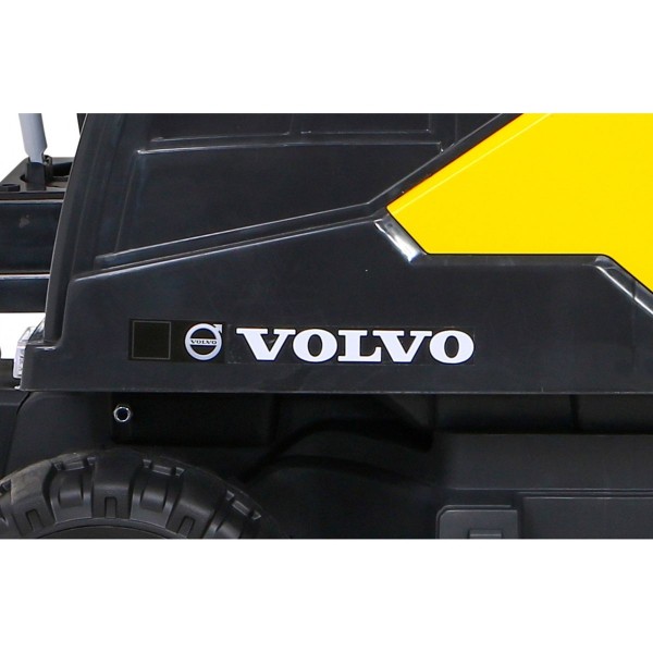 Екскаватор на акумуляторі Volvo, жовтий