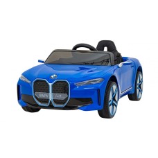 Автомобіль на акумуляторі BMW i4, блакитний