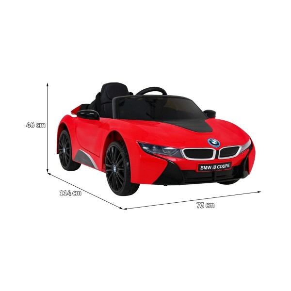 Автомобіль на акумулятор BMW I8 Lift, червоний