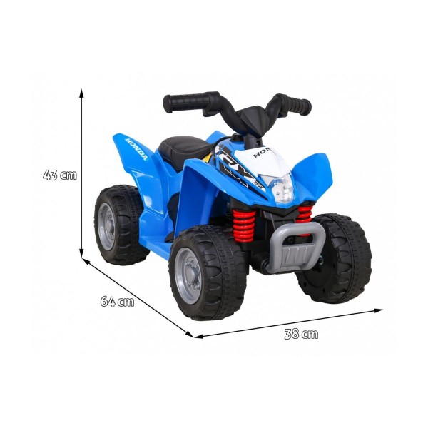 Квадроцикл на акумуляторі Quad Honda 250X TRX, блакитний
