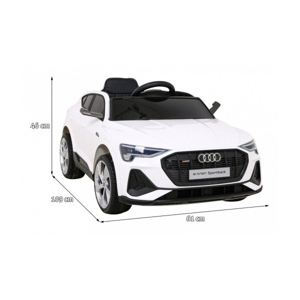 Автомобіль на акумуляторі  4x4 Audi E-Tron Sportback, білий