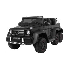 Джип на акумуляторі 6x6 шестиколісний Mercedes G63, чорний