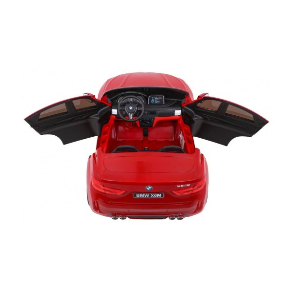 Автомобіль на акумуляторі BMW X6M XXL, лакований, червоний