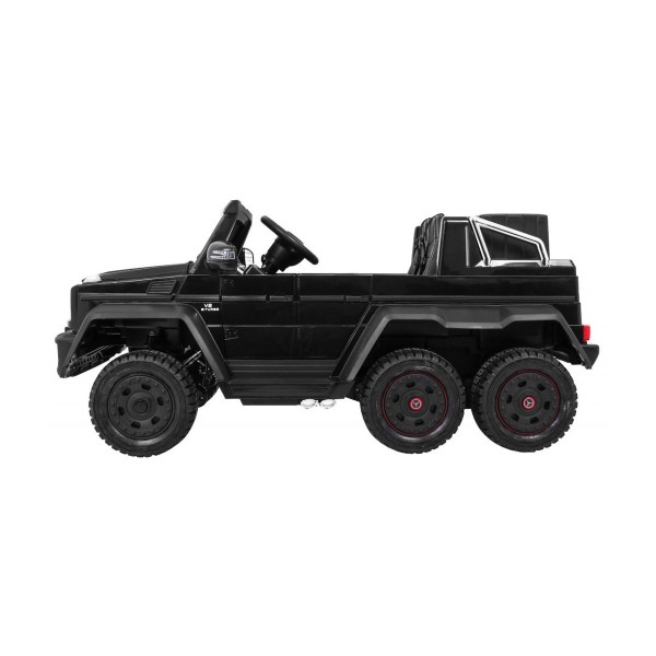 Джип на акумуляторі 6x6 шестиколісний Mercedes G63, чорний