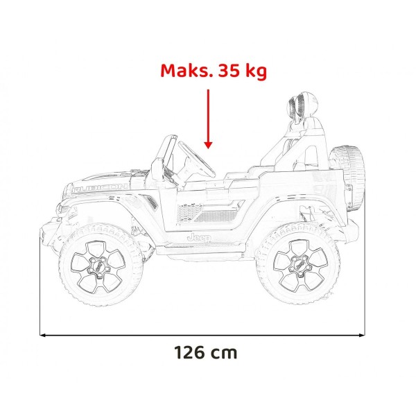 Джип на акумуляторі Jeep Wrangler Rubicon, синій