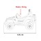 Джип на акумуляторі Jeep Wrangler Rubicon, синій