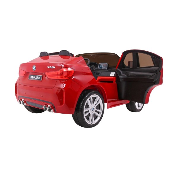 Автомобіль на акумуляторі BMW X6M XXL, лакований, червоний